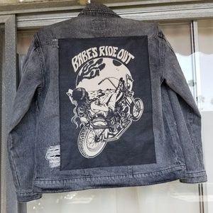RVCA X BABES RIDE OUT DENIM JACKET